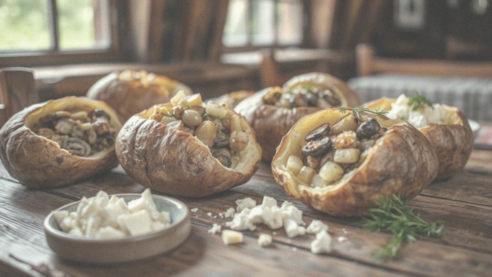 Jakie są popularne dania z ziemniaków faszerowanych?
