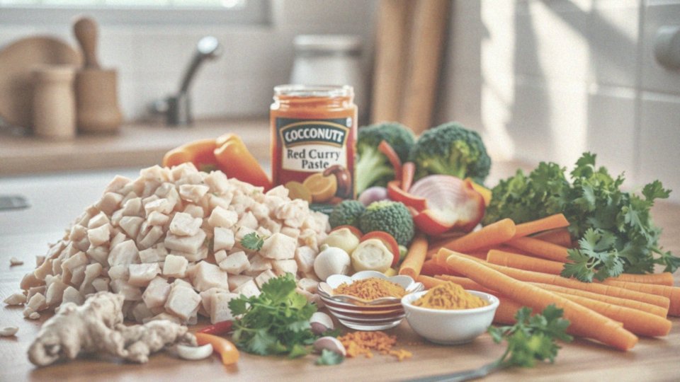 Co potrzebujesz do przygotowania kurczaka curry?
